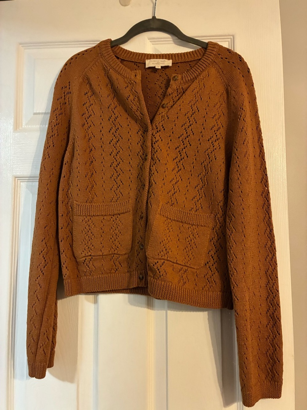 Sezane Jack Cardigan Camel - Size S